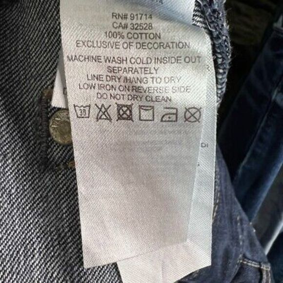 AX Armani Exchange High Rise Straight Ankle Jeans Soft Denim Women's Pants Size - Picture 8 of 8